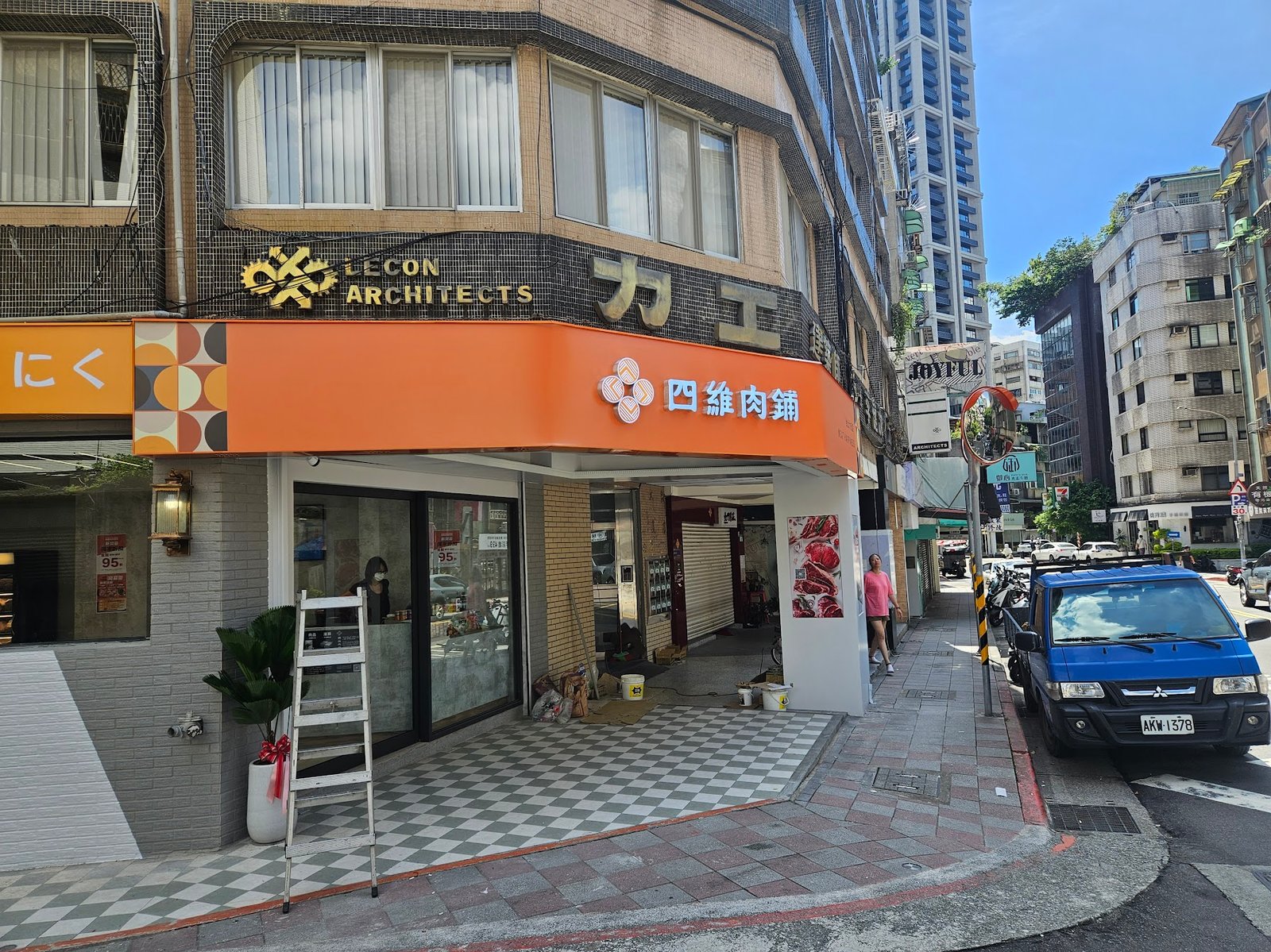 四維肉舖 台北大安店 壓克力燈箱招牌